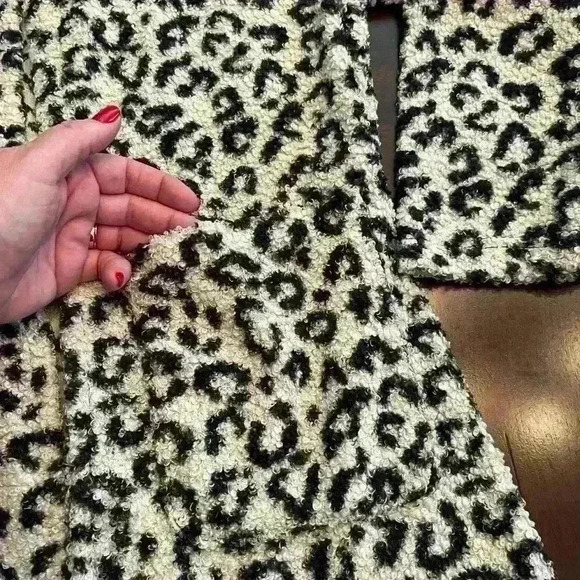 Intro Women’s Animal Print Soft Open Cardigan Long Sleeve Sweate SM - Picture 9 of 10